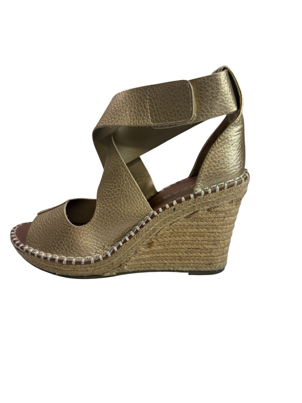 Rampage Wedge Espadrille Sandals in Metallic Gold
Size 9.5 - Picture 2 of 11